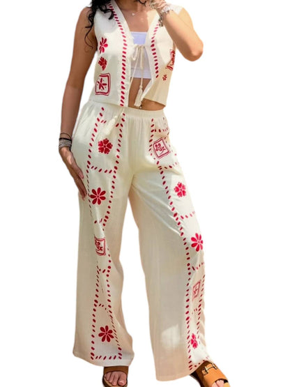 Calypso Vest And Pants Set
