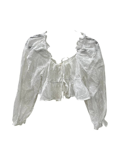 Women's Ruffles And Bows Top