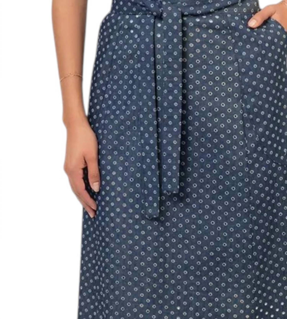 Chambray Wrap Skirt