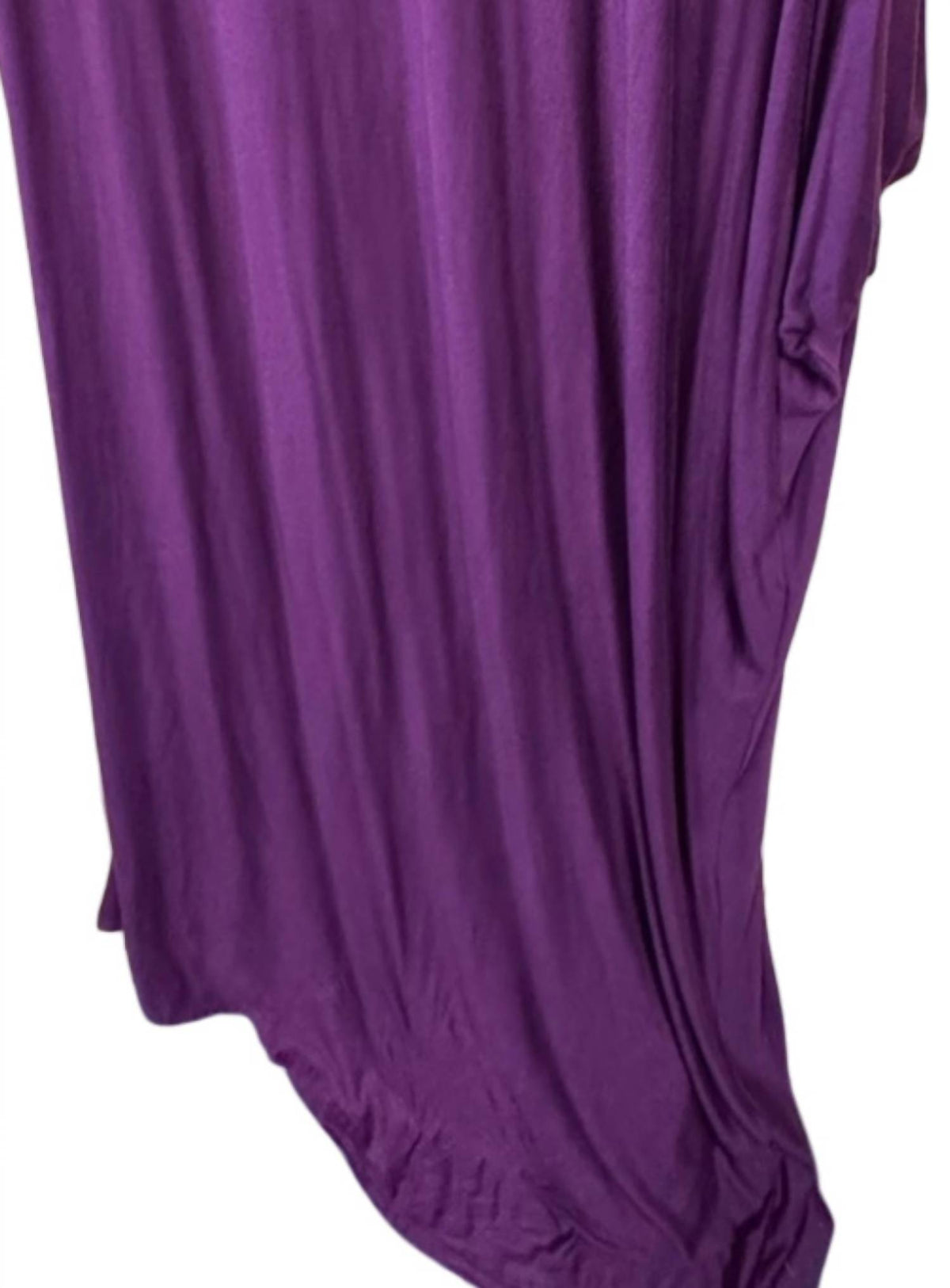 Women's One Shoulder Long Tee Dress