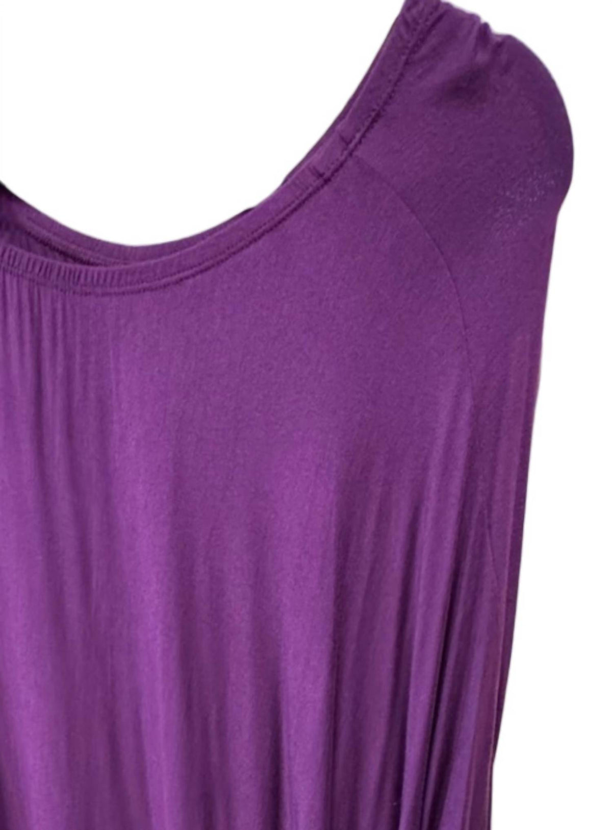 Women's One Shoulder Long Tee Dress