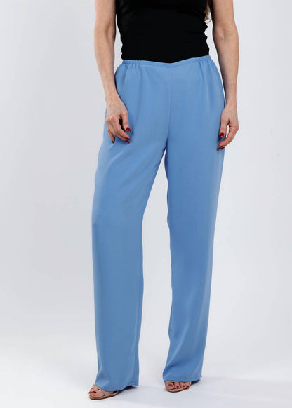 Women's Matte Crepe Straight Leg Pants