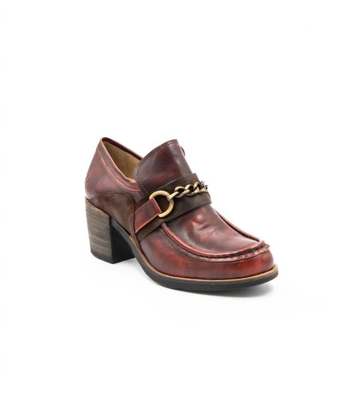 PALMER STACKED HEEL LOAFER