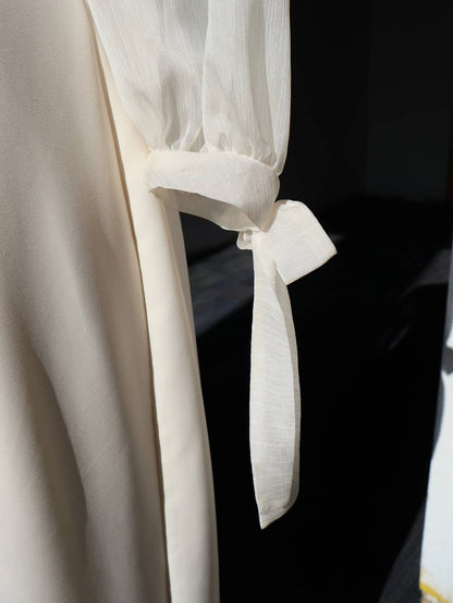 Reverie Chiffon Sleeves Midi Dress