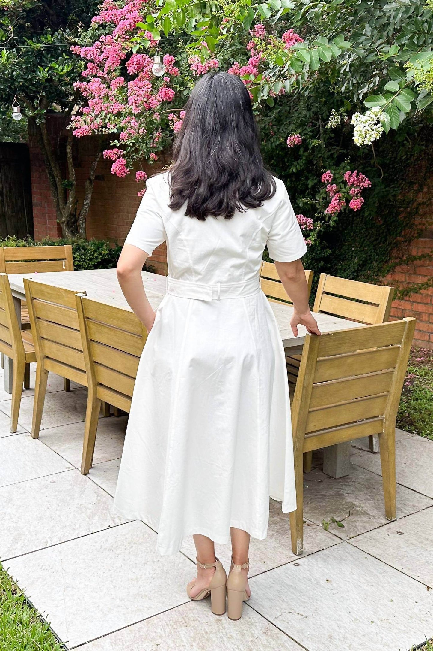 Freemarket - A-line Short Sleeve Midi Shirt Dress - Rack Hunt -