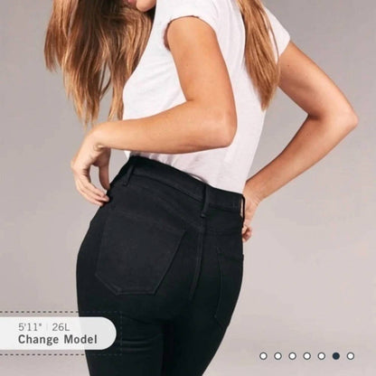 Ripped Ultra High Rise Super Skinny Jeans