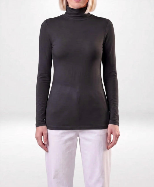 Mock Neck With Sleeves Top