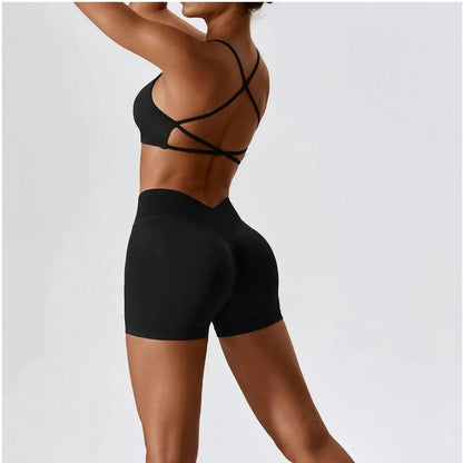 Rockstar Peach - Sienna V Back Shorts - Rack Hunt