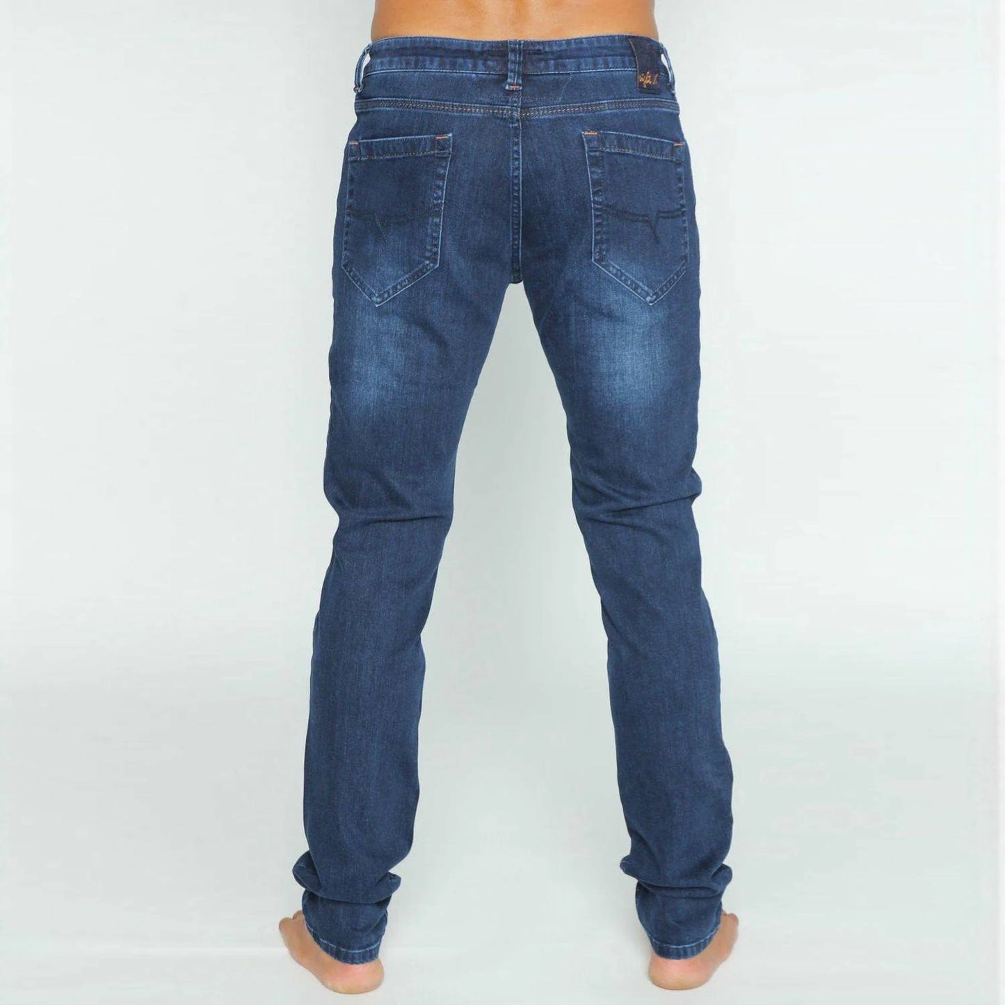 Men's Stretch Denim Jeans With Fade