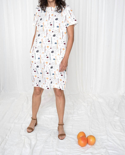 GR Nature - Emily Linen Print Dress - Rack Hunt -