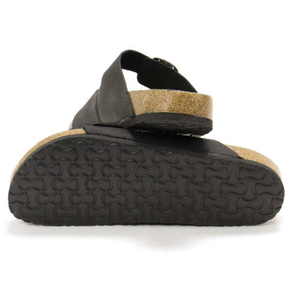 Men's Raegan Leather Strap Cork Sandal