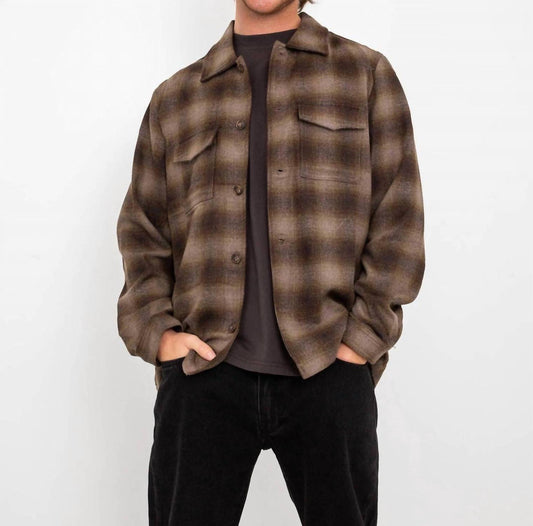 Criss Plaid Overshirt