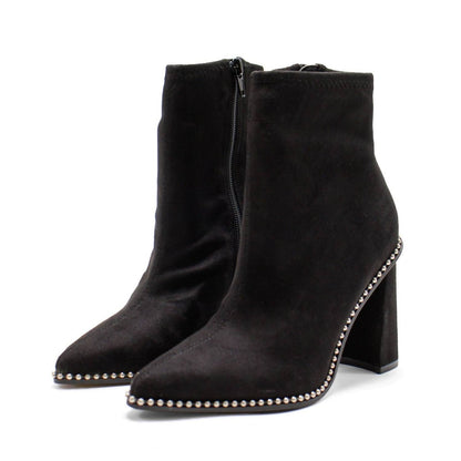 Women's Layneef Studded Block Heel Bootie