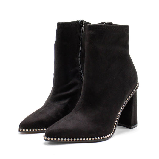 Women's Layneef Studded Block Heel Bootie