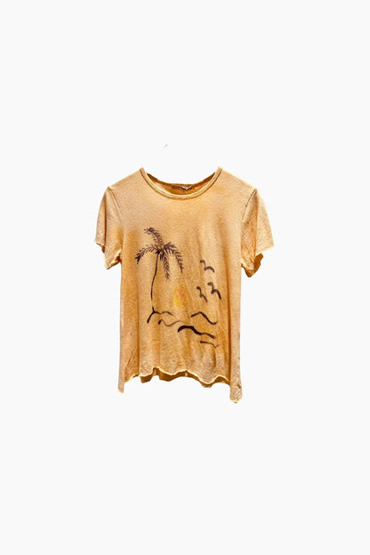 Women's Organic Hemp Cotton Short Sleeve Tee Shirt