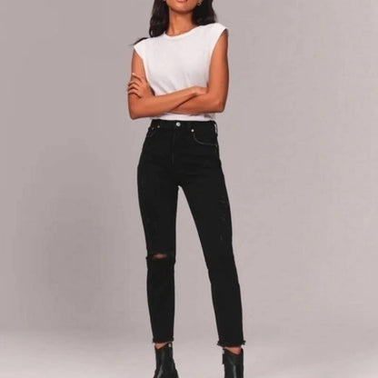 High Rise Mom Jeans