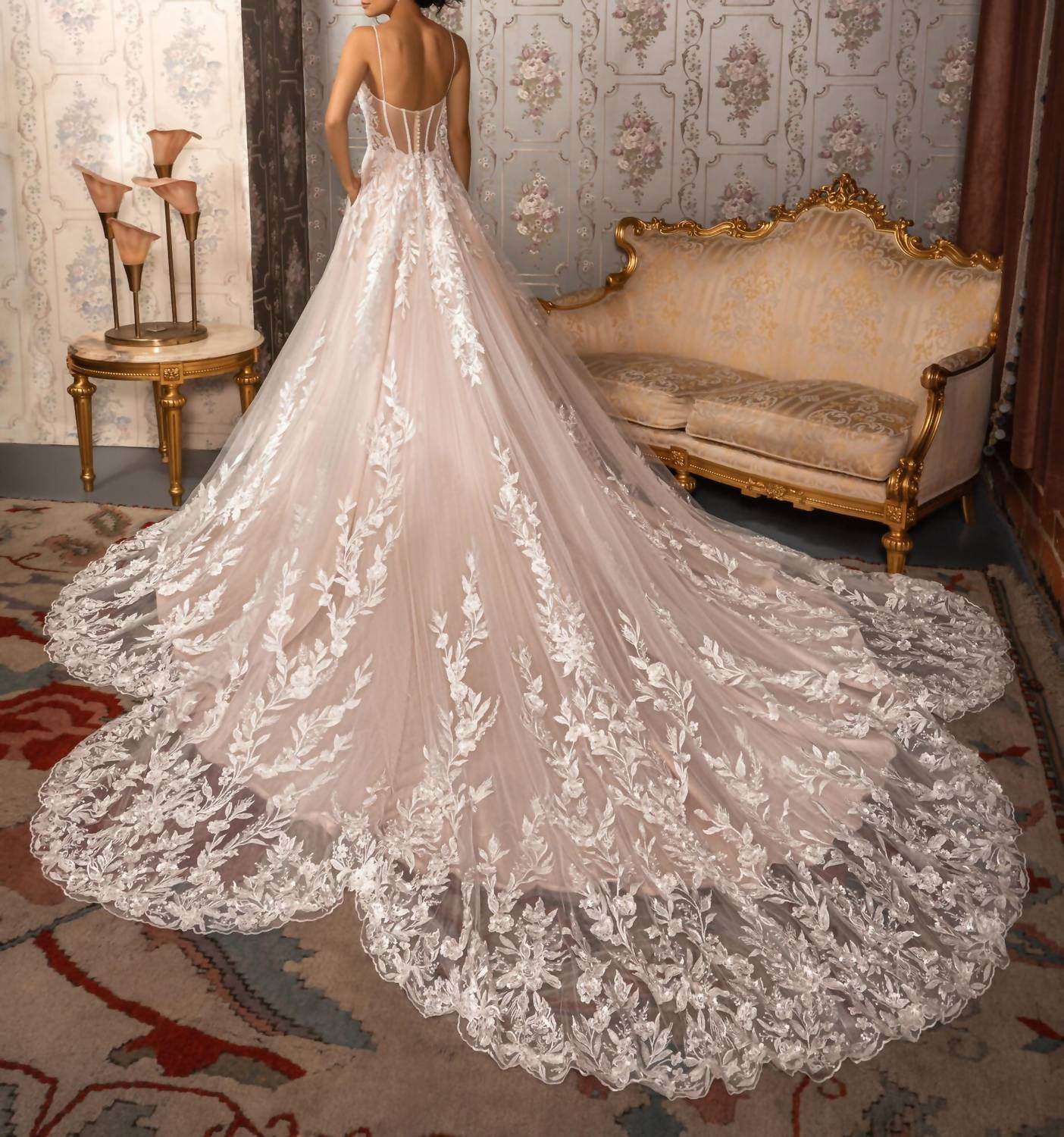 Kitty Chen Couture - Victoria Beaded Lace Gown - Rack Hunt -