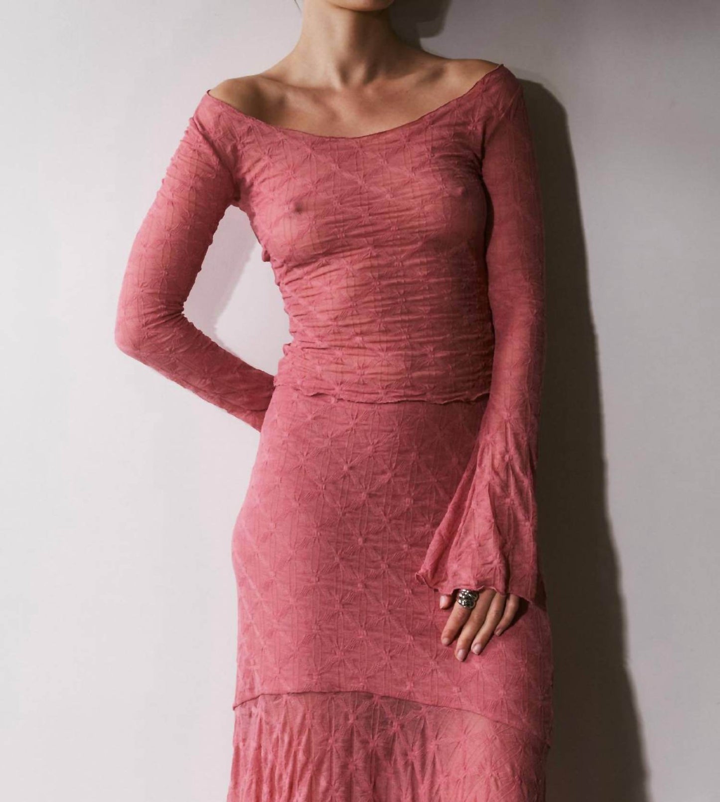 SAEMDI - Women's Crinkled Jersey Skirt - Rack Hunt -