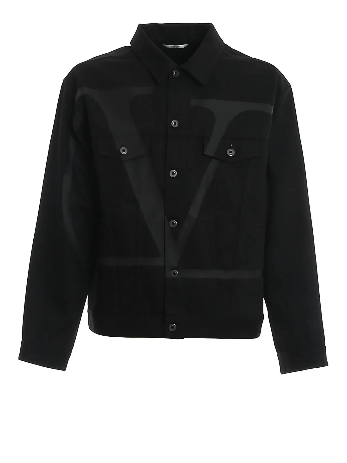 Valentino - Unisex - Vlogo Denim Jacket - lifestyle view - Rack Hunt