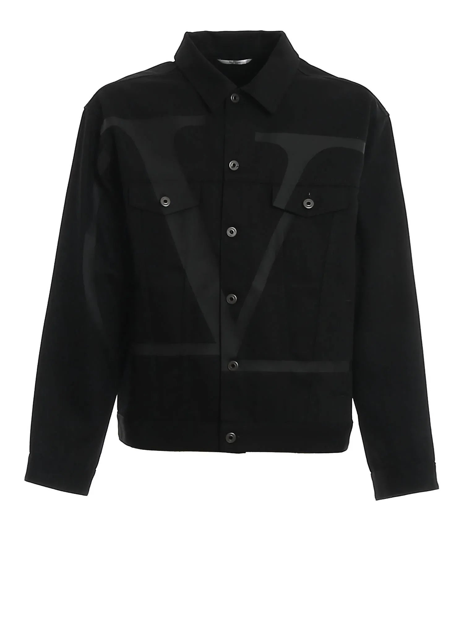 Valentino - Unisex - Vlogo Denim Jacket - lifestyle view - Rack Hunt