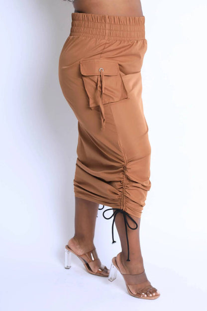 Windbreaker Maxi Skirt - Plus