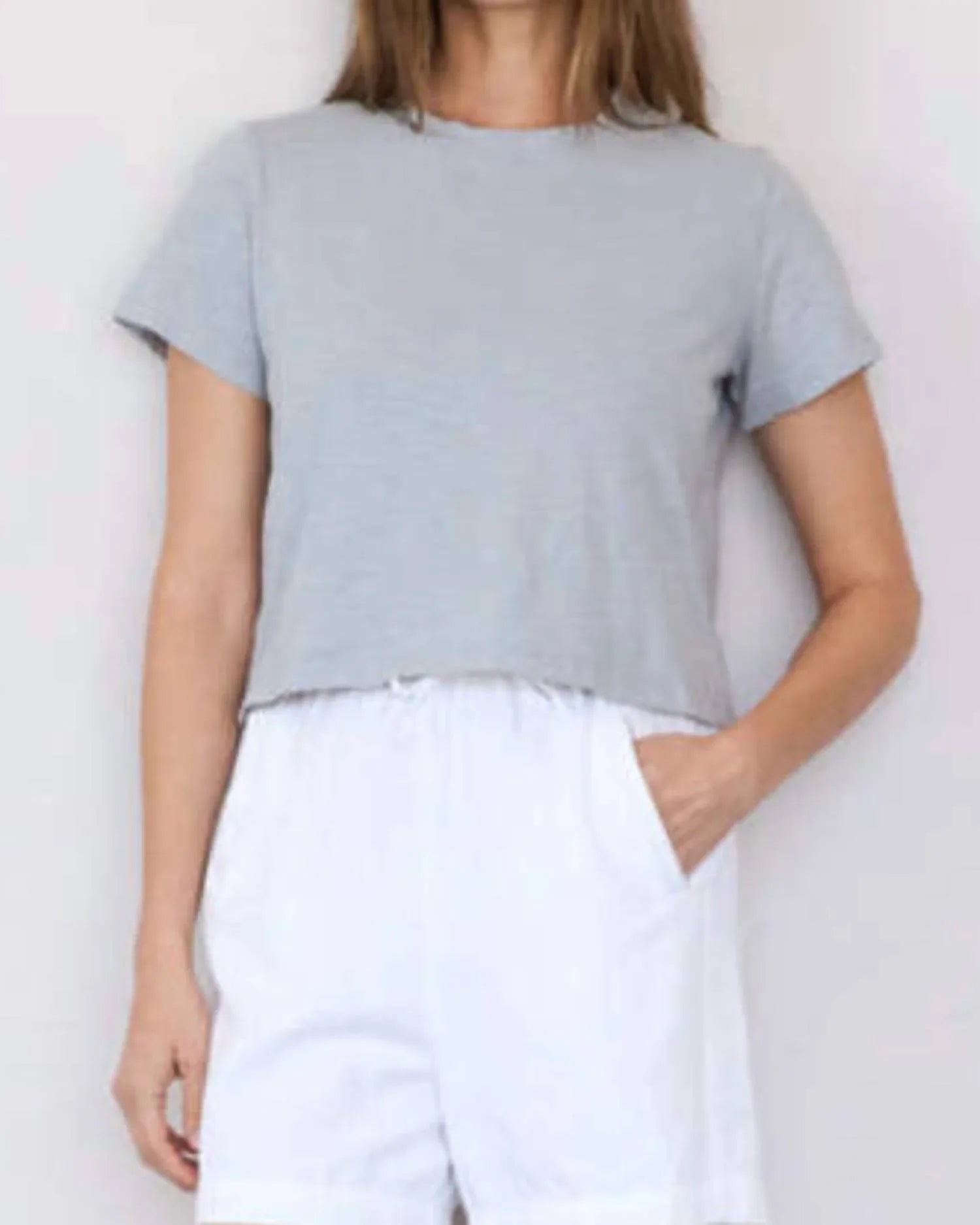 It is well L.A. - Round Neck Short Sleeves Crop Tee - Rack Hunt