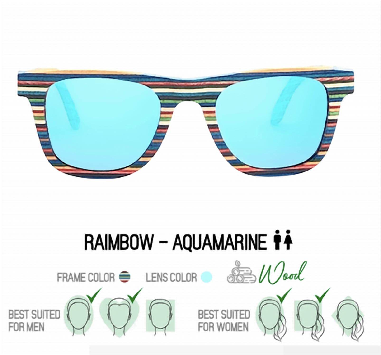 Happy Earth - Unisex Rainbow Sunglasses - Rack Hunt