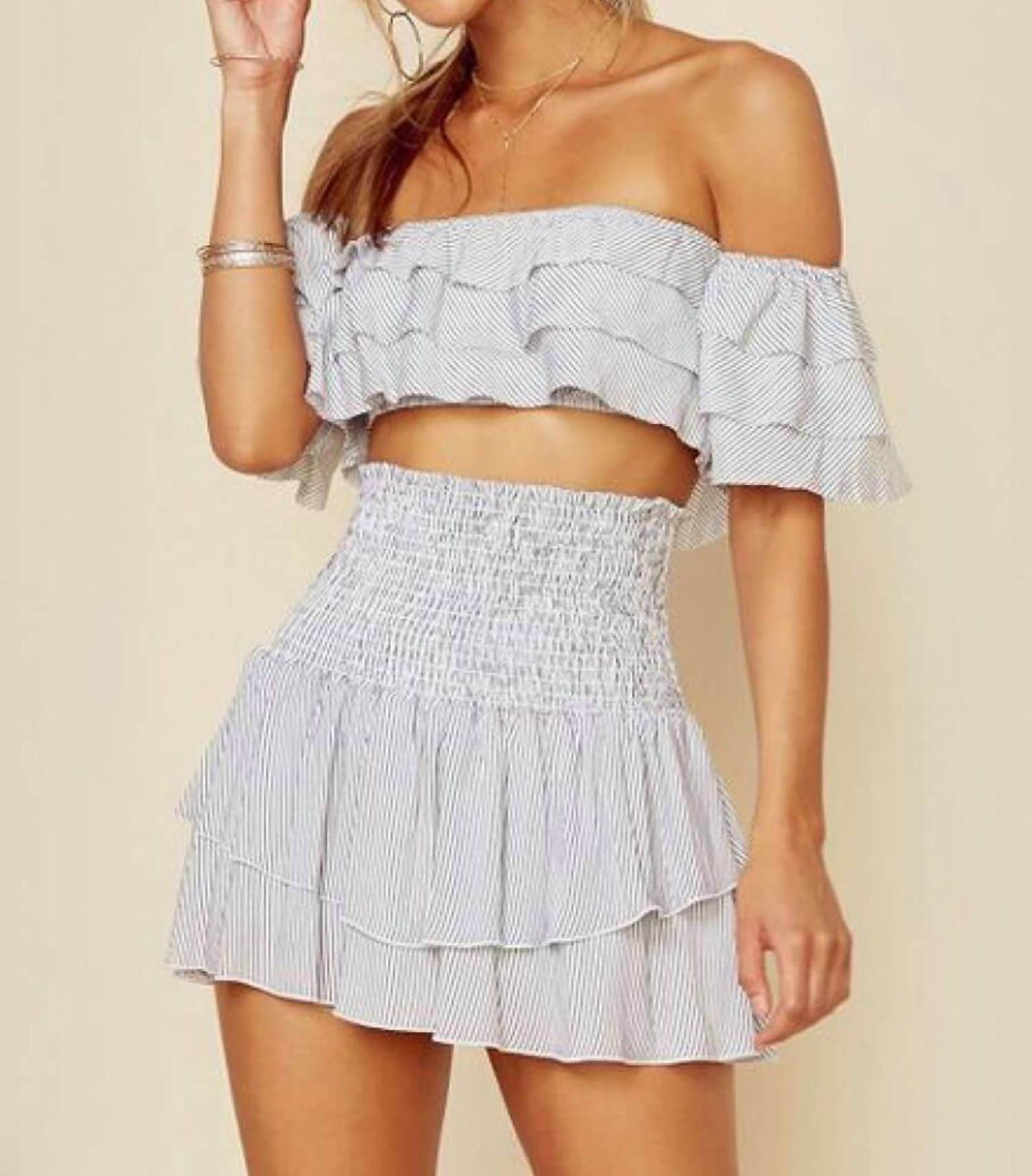 Blue Life - Lola Off The Shoulder Crop Top - Rack Hunt
