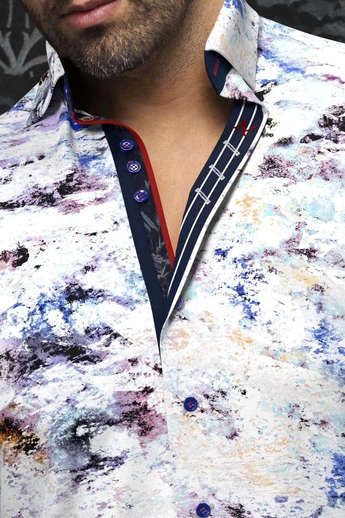 Magnani Long Sleeve Button-up Shirt