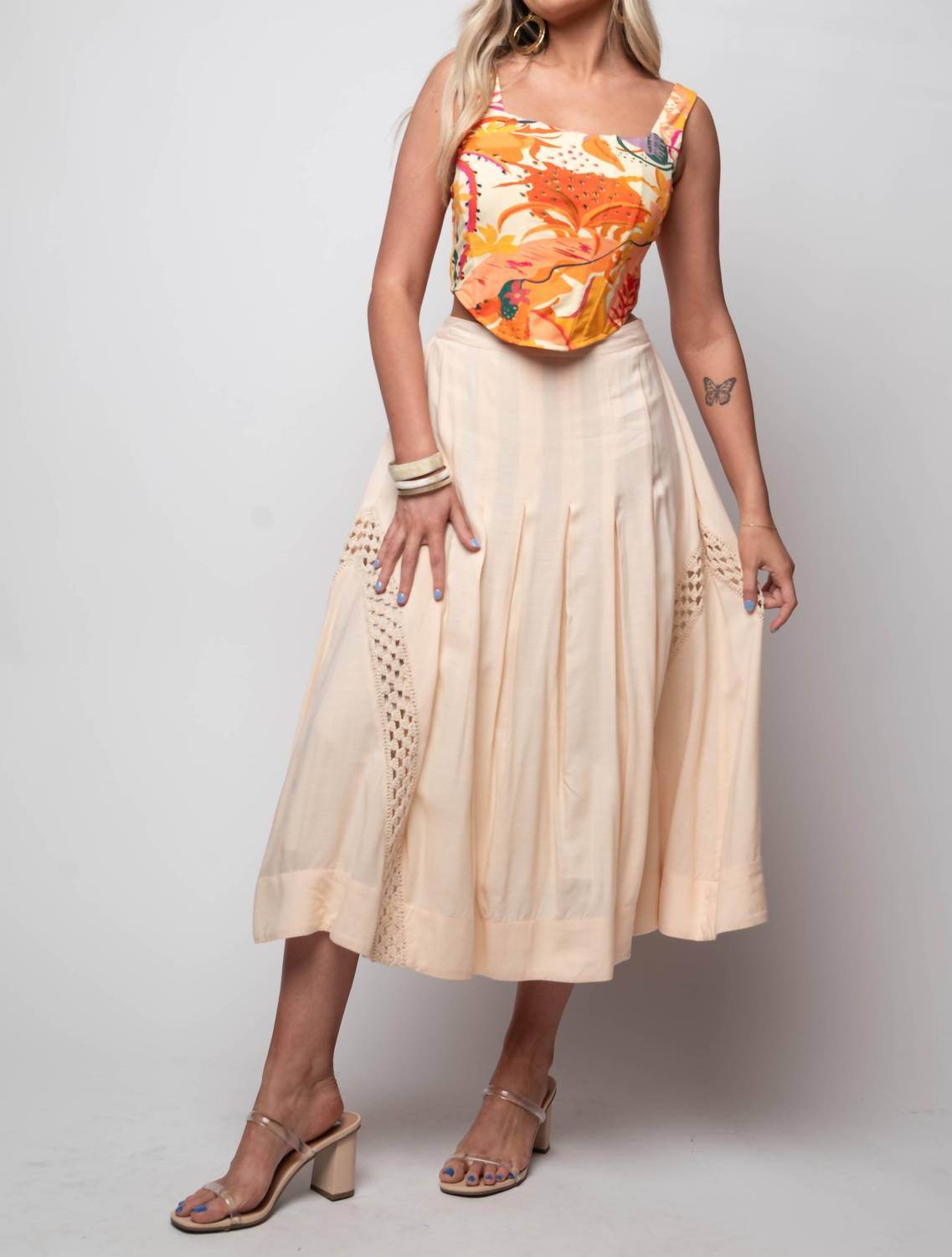 Ash & Eden - Adeena Crochet Skirt - Rack Hunt -