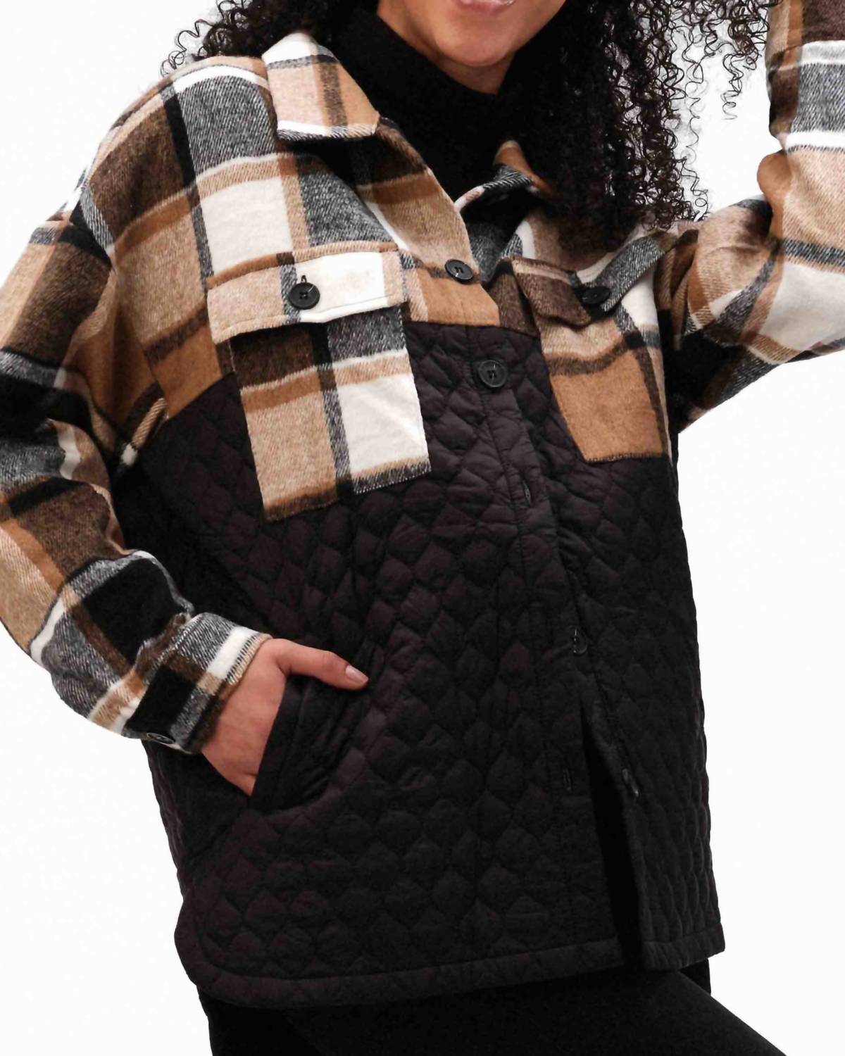 Button Front Shacket