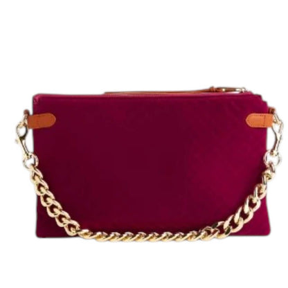 Women's Velvet Envelope Bag With Chain