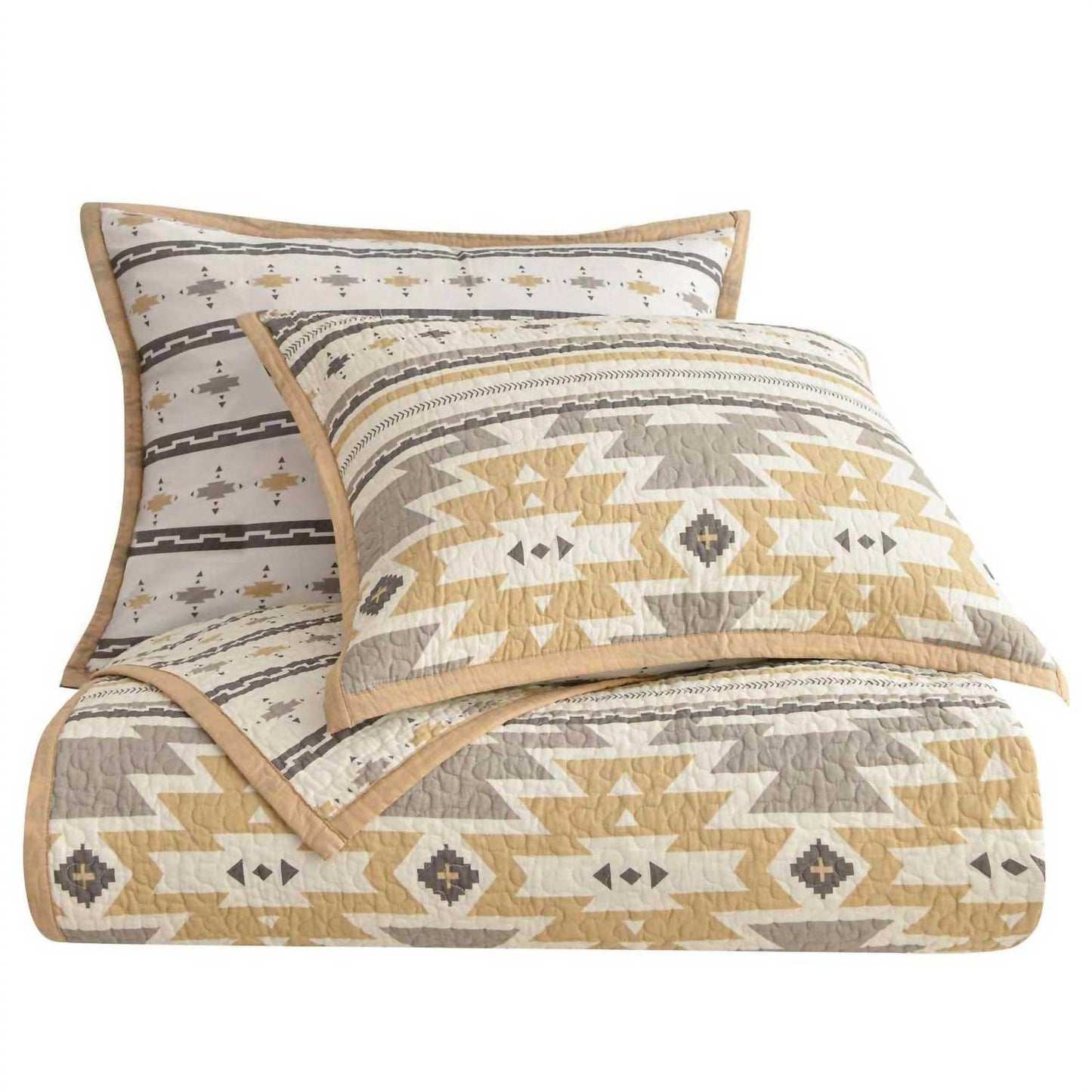 HiEnd Accents - Desert Sage Reversible Quilt Set - Rack Hunt -