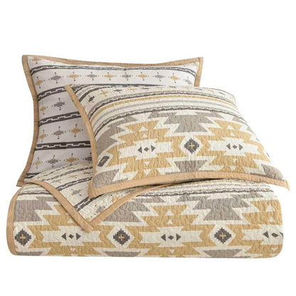 HiEnd Accents - Desert Sage Reversible Quilt Set - Rack Hunt
