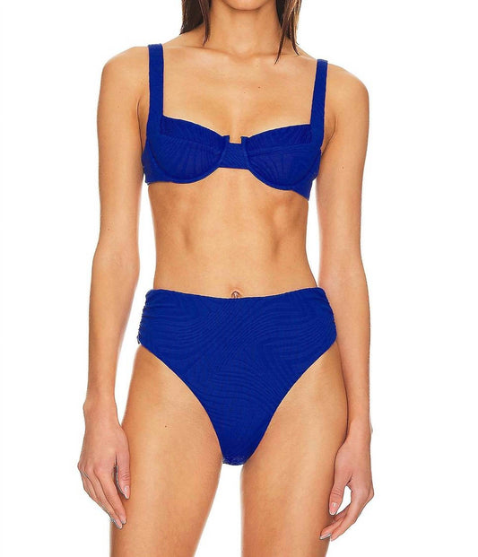 FELLA - Casanova Textured Jersey Bikini Top - Rack Hunt -