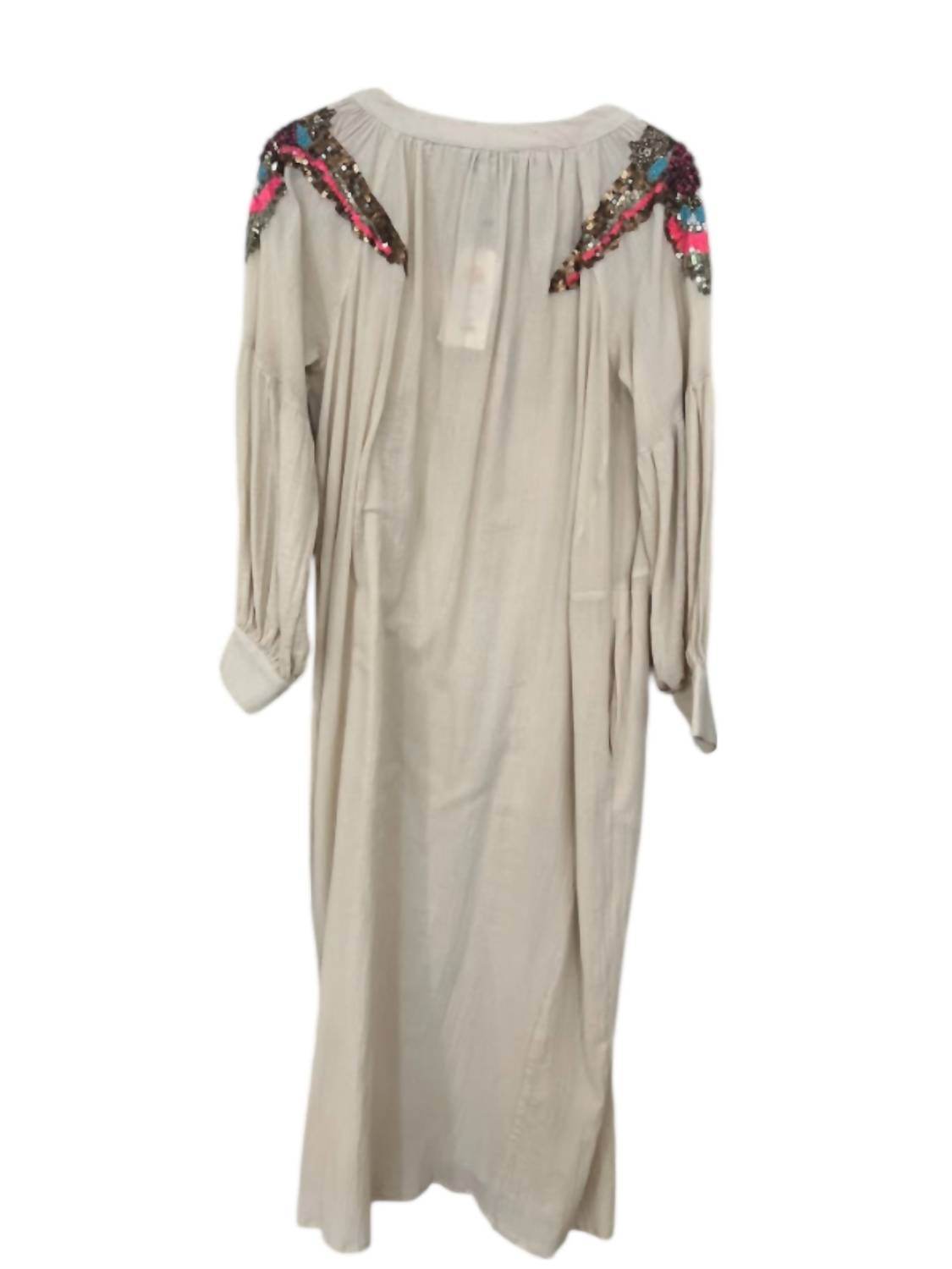 Bianca Paris - Women's Sequin Shoulder Long Dress - Rack Hunt -