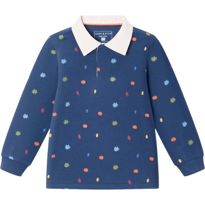Kid's Fall Themed Rugby Shirt