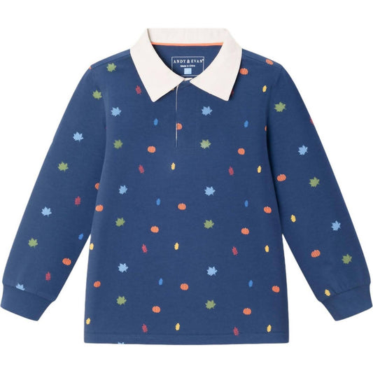 Kid's Fall Themed Rugby Shirt