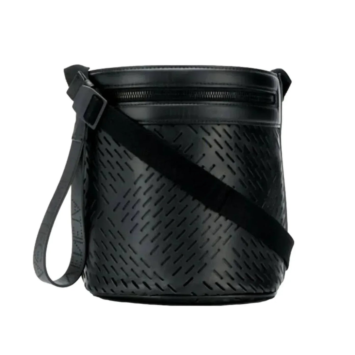 Bottega Veneta - Women's Perforated Leather Drawstring Bucket Crossbody Bag - Rack Hunt
