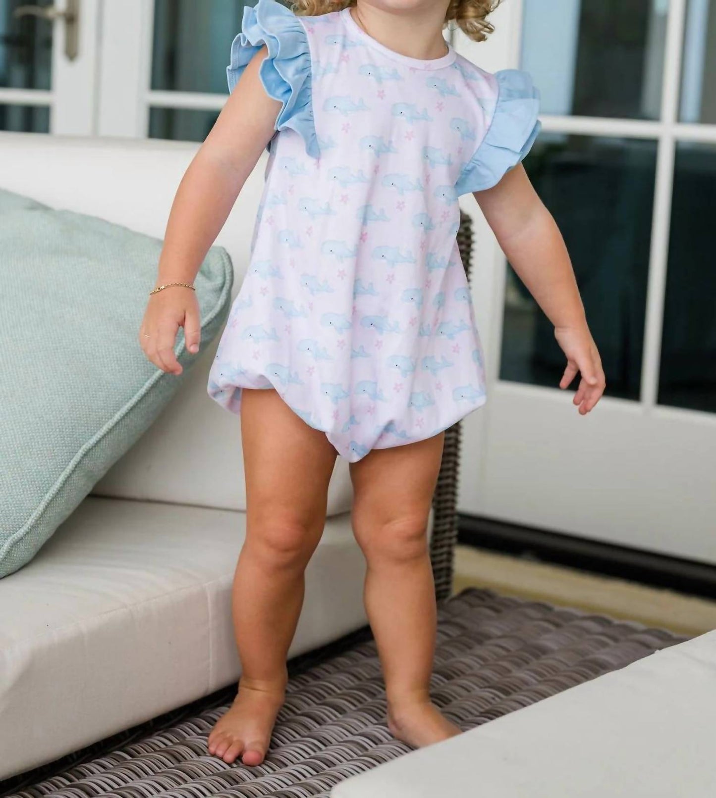 Girls Oh Whale Knit Blake Bubble