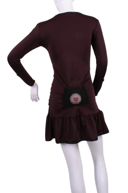 Love Love Tennis - Women's Long Sleeve Monroe Solid Tennis Dress - Rack Hunt