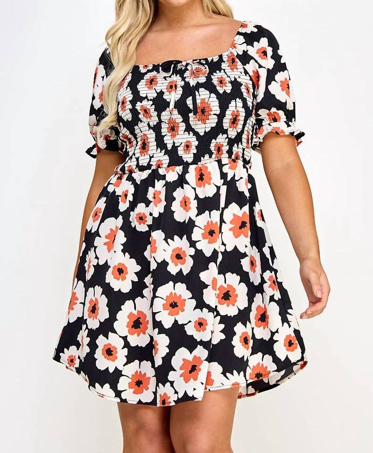 Gracie Smocked Babydoll Dress