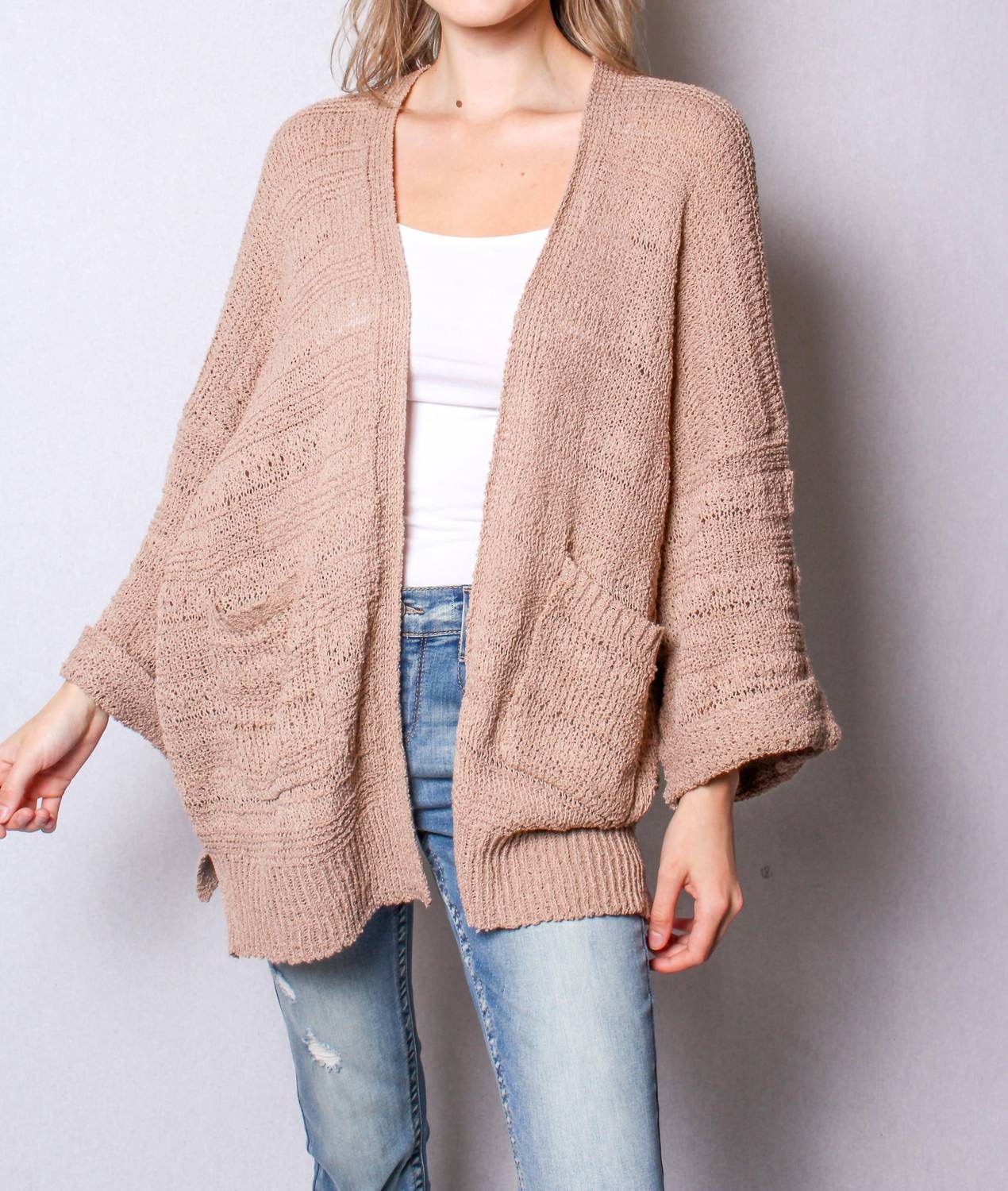 Good Stuff Apparel - Open Front Cardigan - Rack Hunt -