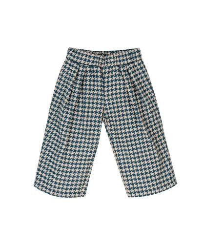 EMC - Girl's Wide Leg Flannel Houndstooth Trouser Pants - Rack Hunt
