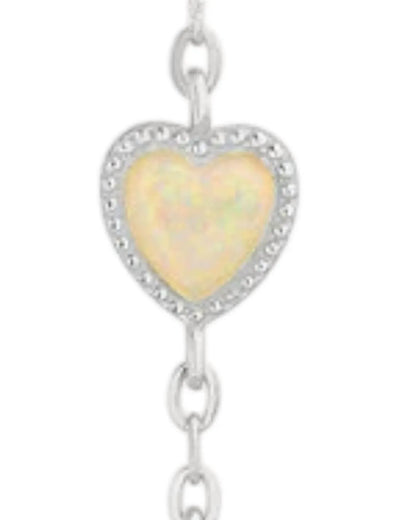 Atlanta Jewelers Supply - Women's Sterling Opal Triple Dangling Heart Post Earrings - Rack Hunt