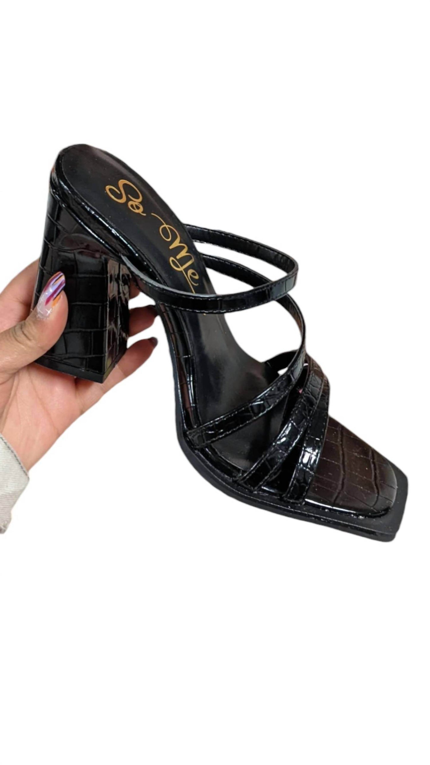 Shoe Click - Women's Always The Bridesmaid Chunky Heels Sandal - Rack Hunt -