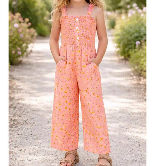 Girl's Floral Romper