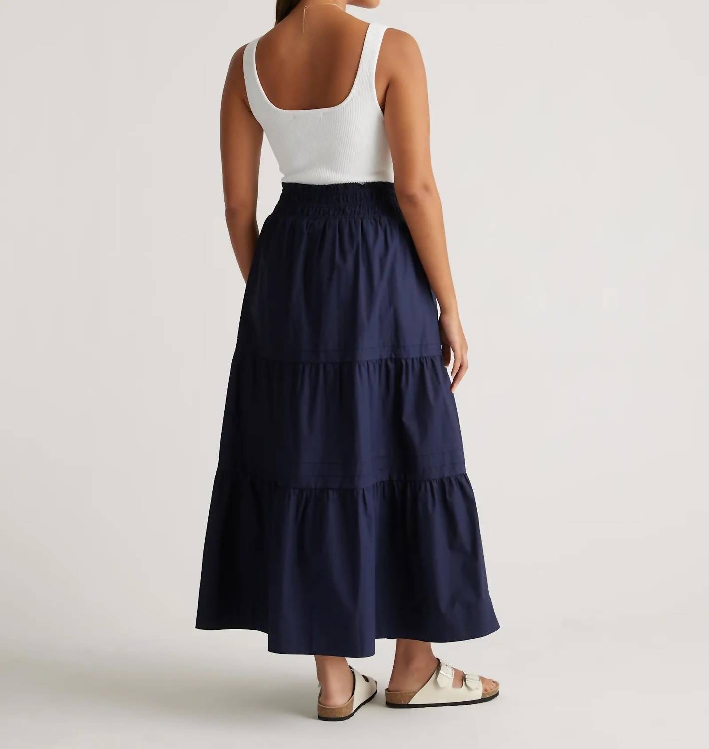 Midnight Mood Tiered Skirt
