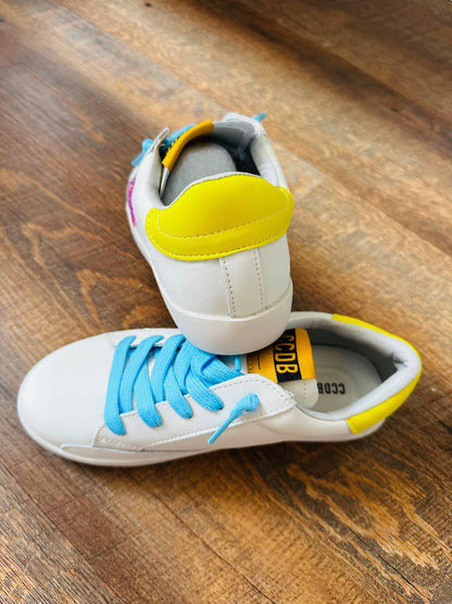 Kid's Glitter Star Sneakers