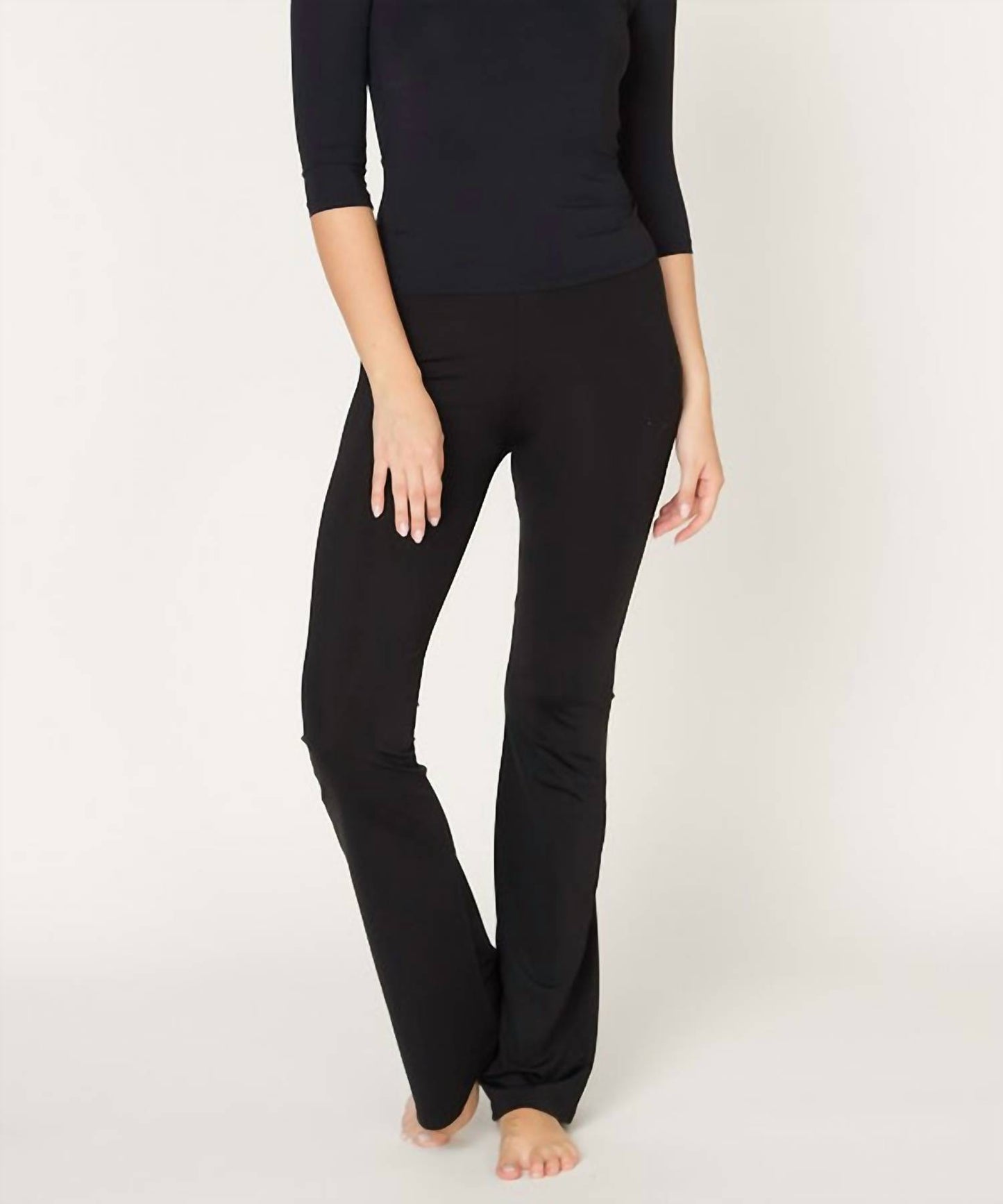 Organic Bamboo Slim Bell Yoga Pant